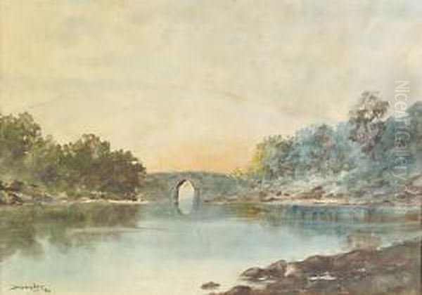 Brikeen Bridge, Killarney Oil Painting by Douglas Alexander