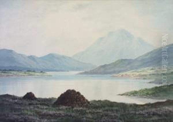 At Ballinahinch, Connemara Oil Painting by Douglas Alexander