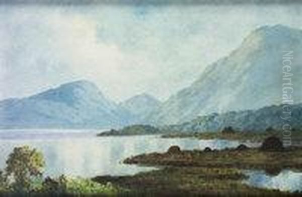 Near Kylemore, Connemara Oil Painting by Douglas Alexander