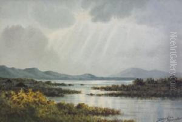 Near Crolly, Co. Donegal Oil Painting by Douglas Alexander