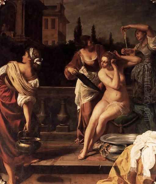 Bathsheba Oil Painting by Artemisia Gentileschi