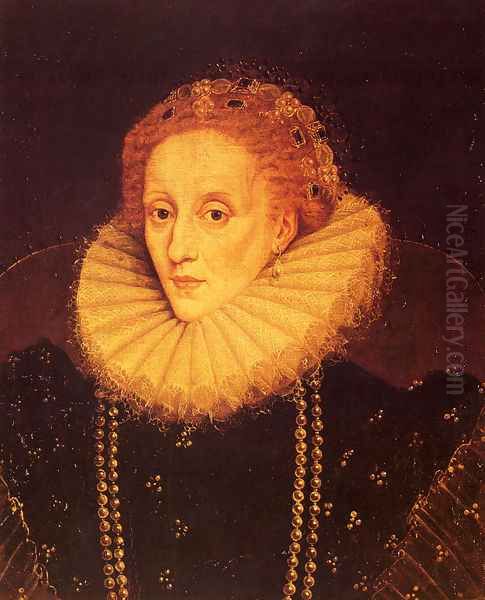 Queen Elizabeth I Oil Painting by Marcus The Younger Gheeraerts