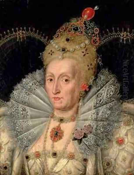 Queen Elizabeth I 2 Oil Painting by Marcus The Younger Gheeraerts