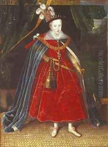 Henry Prince of Wales Oil Painting by Marcus The Younger Gheeraerts