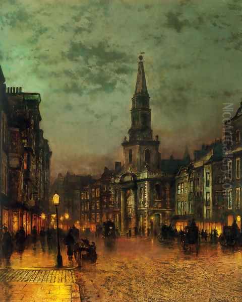 Blackman Street, London Oil Painting by John Atkinson Grimshaw