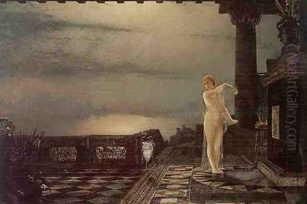 Dido Oil Painting by John Atkinson Grimshaw