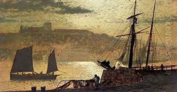 Whitby Oil Painting by John Atkinson Grimshaw