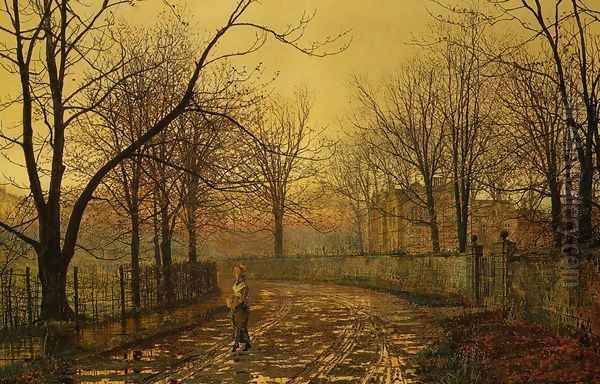 Sixty-Years Ago Oil Painting by John Atkinson Grimshaw