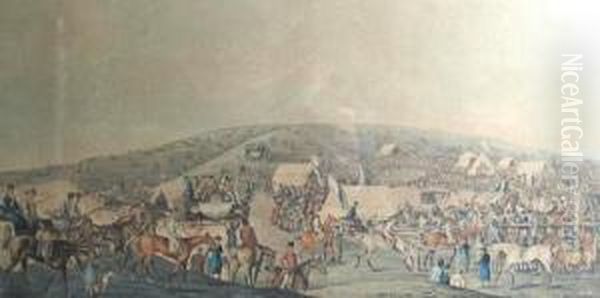 Epsom Races Oil Painting by Henry Thomas Alken