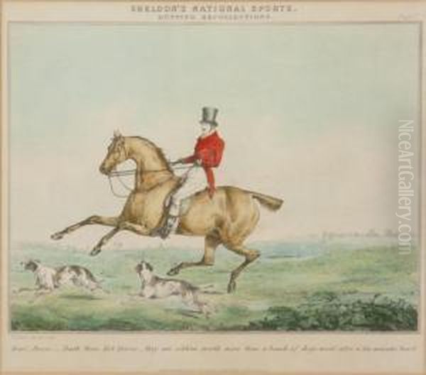 Sheldon's National Sport: Hunting Recollection Oil Painting by Henry Thomas Alken