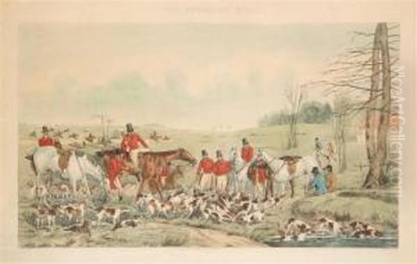 The Pytchley Hunt Oil Painting by Henry Thomas Alken