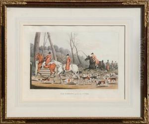 Fox Hunting, Cover Oil Painting by Henry Thomas Alken