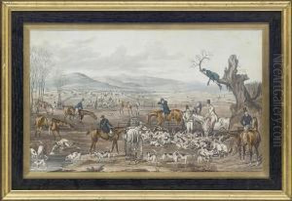 The Beaufort Hunt: Going Out Of Kennel by Henry Thomas Alken