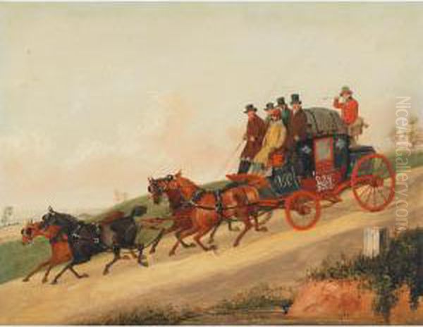 The Exeter - London Royal Mail Coach Oil Painting by Henry Thomas Alken