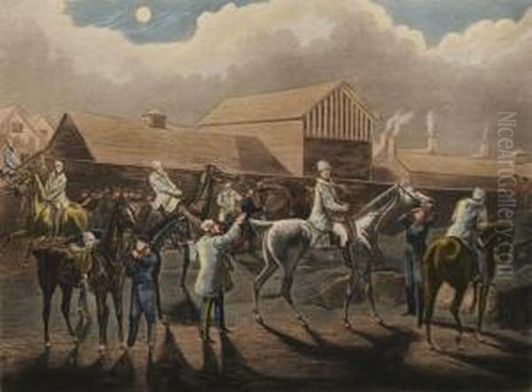 The First Steeplechase On Record Oil Painting by Henry Thomas Alken