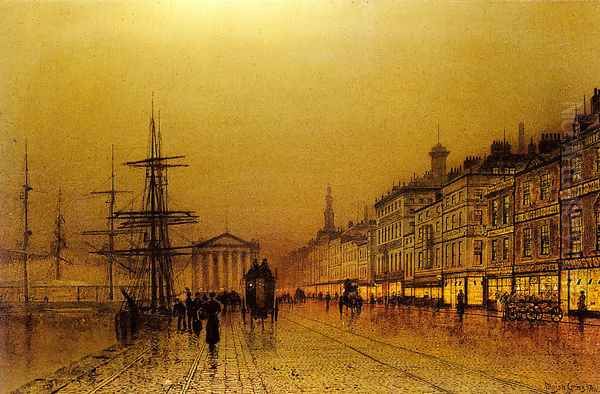 Greenock Oil Painting by John Atkinson Grimshaw