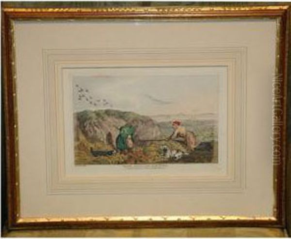 Bank Shooting For Fowl Oil Painting by Henry Thomas Alken