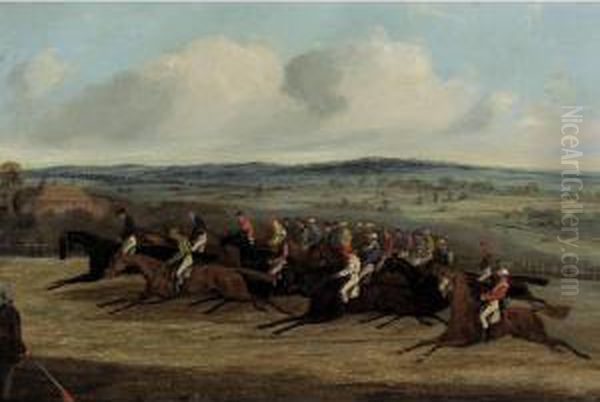 Start For The Derby Oil Painting by Henry Thomas Alken