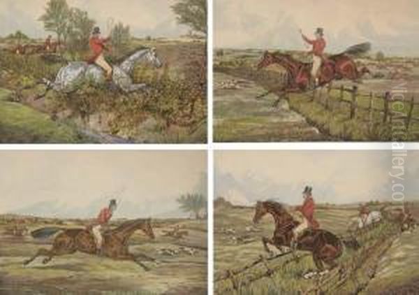 Fores's Hunting Accomplishments Par John Harris Oil Painting by Henry Thomas Alken