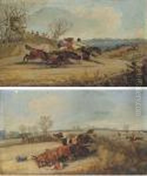 The Wakefield Steeplechase Oil Painting by Henry Thomas Alken