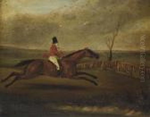 Tally Ho!; And Heading For The Fence Oil Painting by Henry Thomas Alken