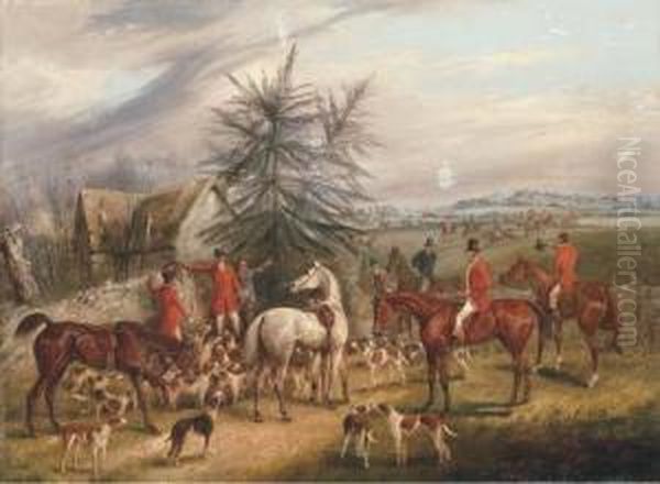 The End Of The Run Oil Painting by Henry Thomas Alken