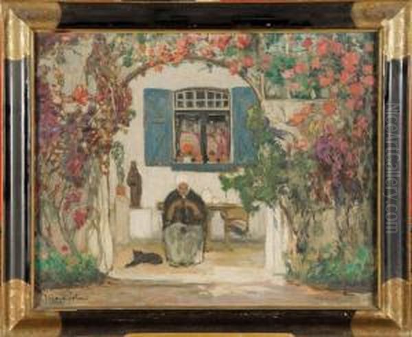 La Maison Paisible Oil Painting by Fernand Allard L'Olivier