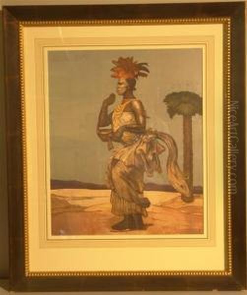 Danseuse Oil Painting by Fernand Allard L'Olivier