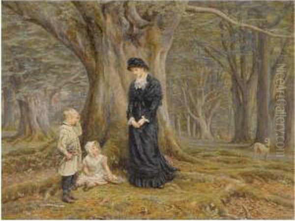 The Lady Of The Manor Oil Painting by Helen Mary Elizabeth Allingham