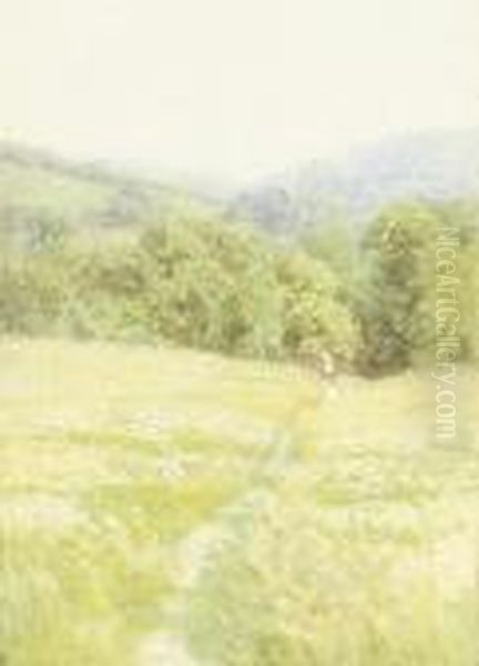 Highfields Near Haslemere, Surrey Oil Painting by Helen Mary Elizabeth Allingham