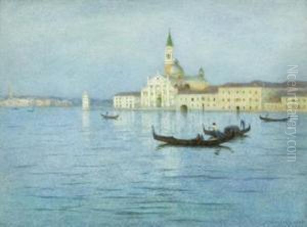 San Giorgio Maggiore, Venice Oil Painting by Helen Mary Elizabeth Allingham