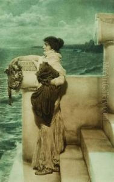 The Last Watch Of Hero Oil Painting by Sir Lawrence Alma-Tadema