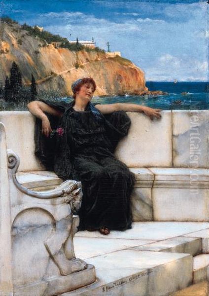 Farniente Oil Painting by Sir Lawrence Alma-Tadema