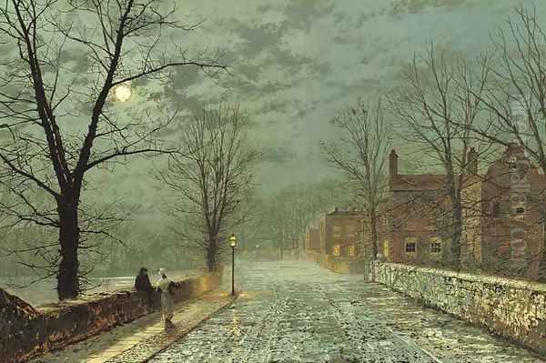 Bonchurch, The Isle of Wight Oil Painting by John Atkinson Grimshaw