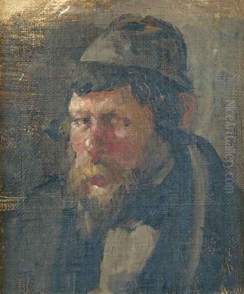 Portrait of a Man Oil Painting by Nicolae Grigorescu