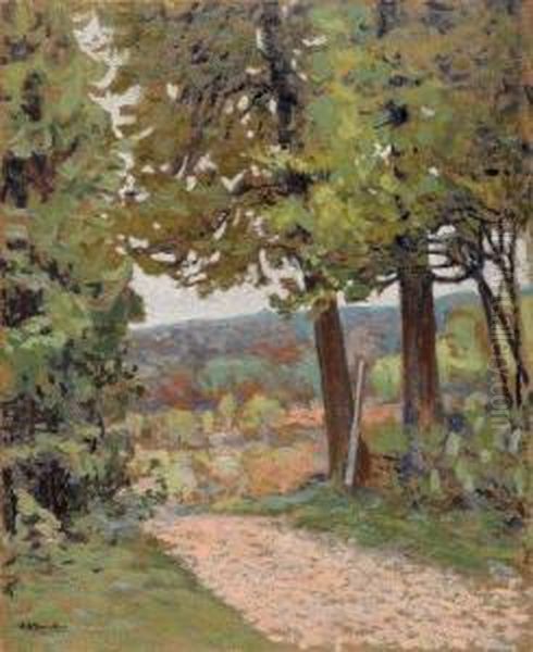 Chemin A L'oree D'un Bois Oil Painting by Alexander Altmann