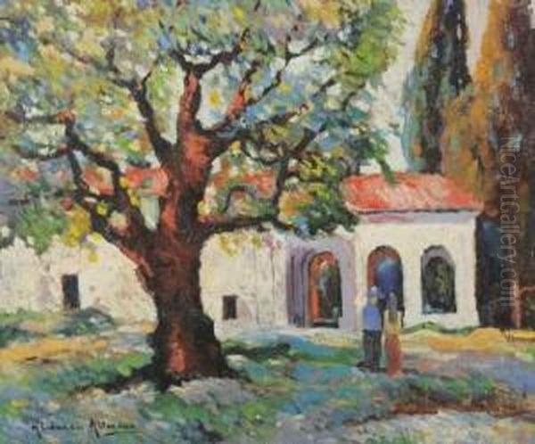 Sous Le Grand Arbre Oil Painting by Alexander Altmann