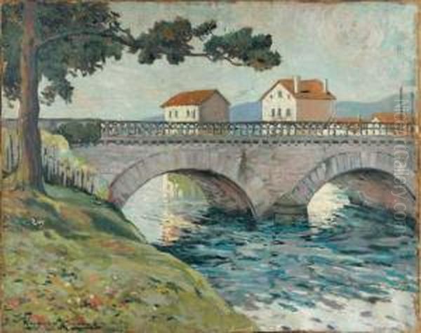 Le Pont Oil Painting by Alexander Altmann