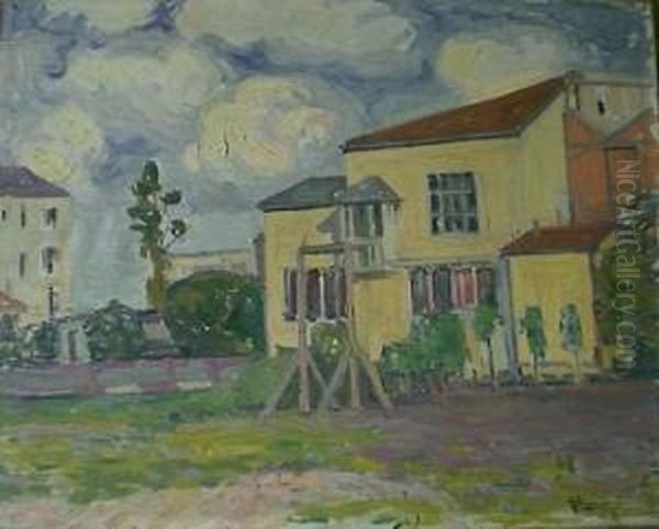 La Maison Jaune Oil Painting by Alexander Altmann