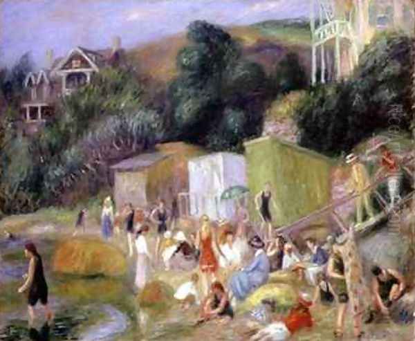 Beach at Annisquam Oil Painting by William Glackens