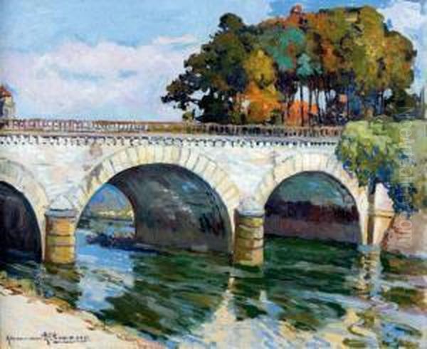 Le Pont Oil Painting by Alexander Altmann