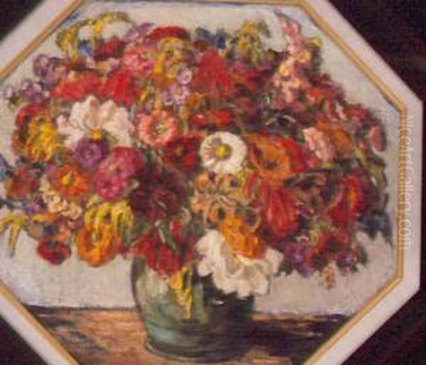 Bouquet De Fluers Oil Painting by Alexander Altmann