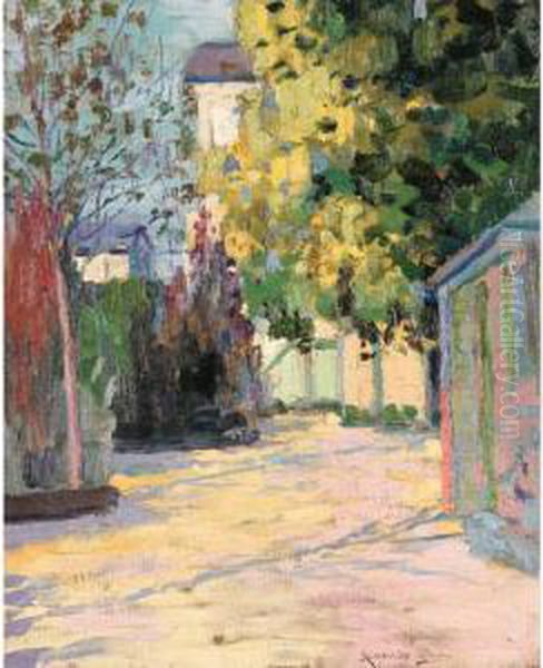 The Villa, Paris Oil Painting by Alexander Altmann