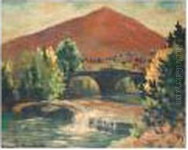 Paysage Fluvial Oil Painting by Alexander Altmann