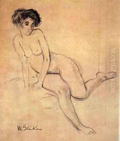 Nude 2 Oil Painting by William Glackens