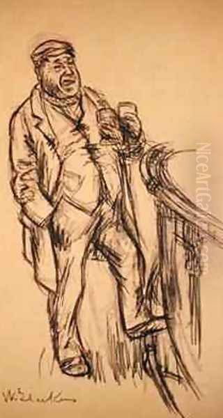 Man at a Bar Oil Painting by William Glackens