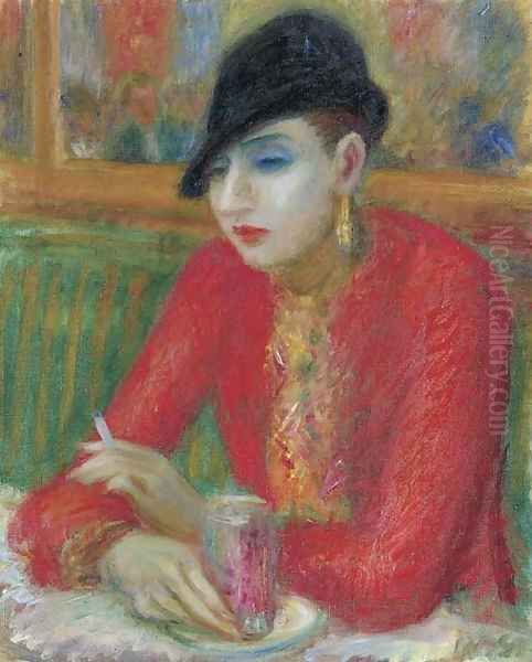 L'Aperitif Oil Painting by William Glackens