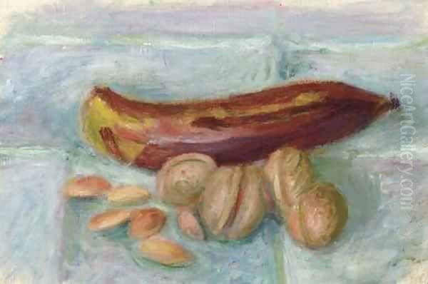 Banana and Nuts Oil Painting by William Glackens