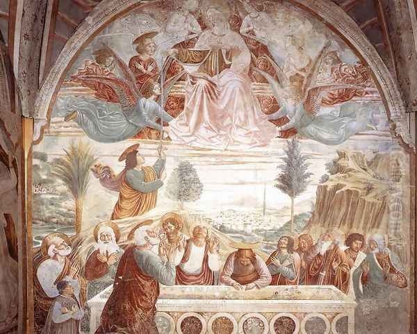 Assumption of the Virgin 1484 Oil Painting by Benozzo di Lese di Sandro Gozzoli