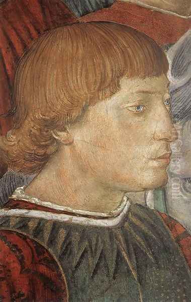 Procession of the Youngest King (detail 6) 1459-60 Oil Painting by Benozzo di Lese di Sandro Gozzoli